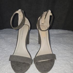 Streetwear Society Olive Block Heel Sandals